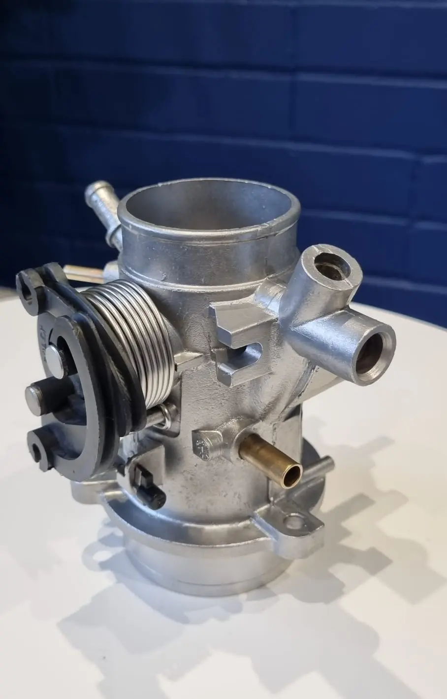 Restored carburettor after vapour blasting